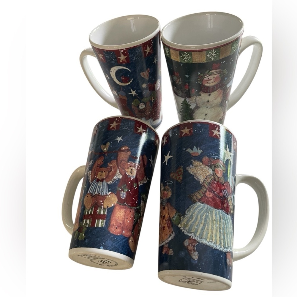 Susan Winget Holiday Mugs Set